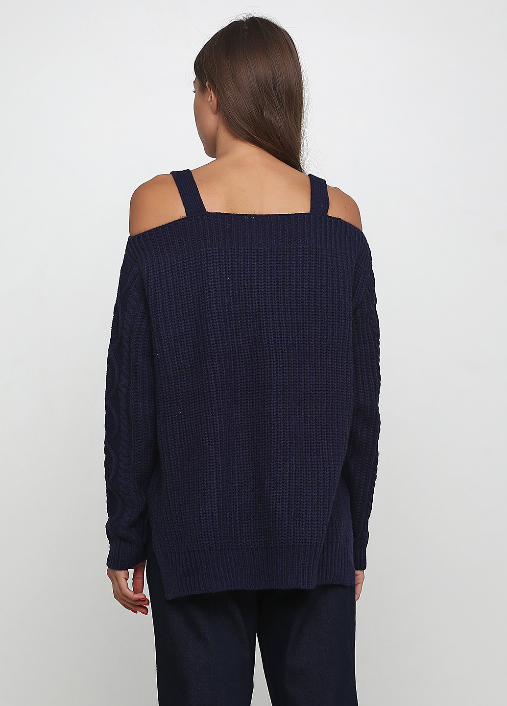 Темно-синий демисезонный свитер джемпер Alya by Francesca`s