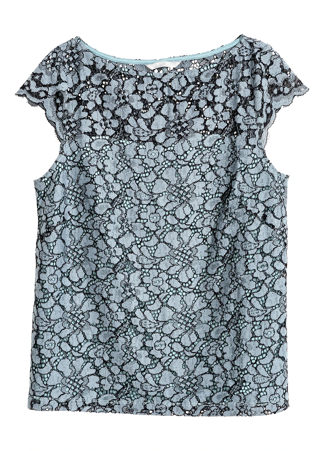 Серо-синяя блуза H&M