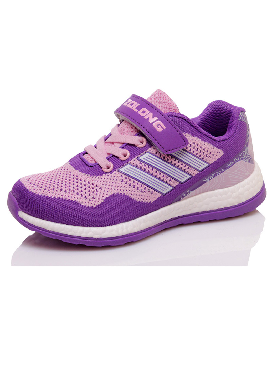 Фиолетовые демисезонные кроссовки детские для девочки Zdlong