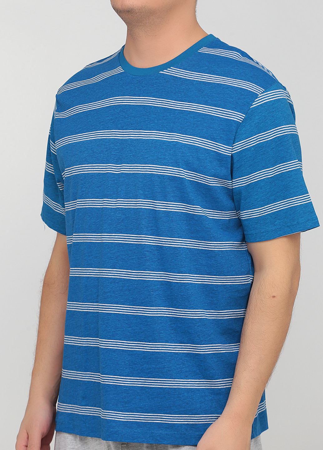 Синий зимний комплект (футболка, шорты) Studio