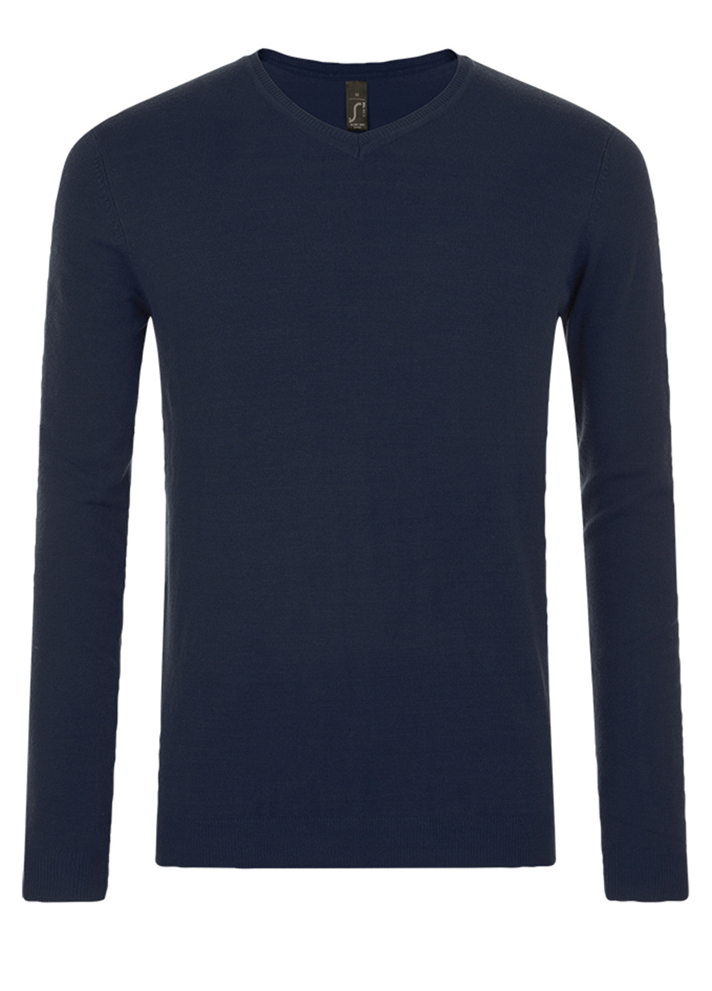 Темно-синий демисезонный пуловер пуловер Sol's