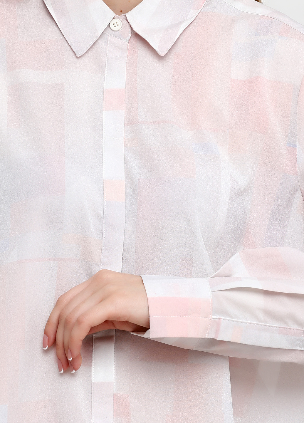 Блідо-рожева демісезонна блуза MBYM