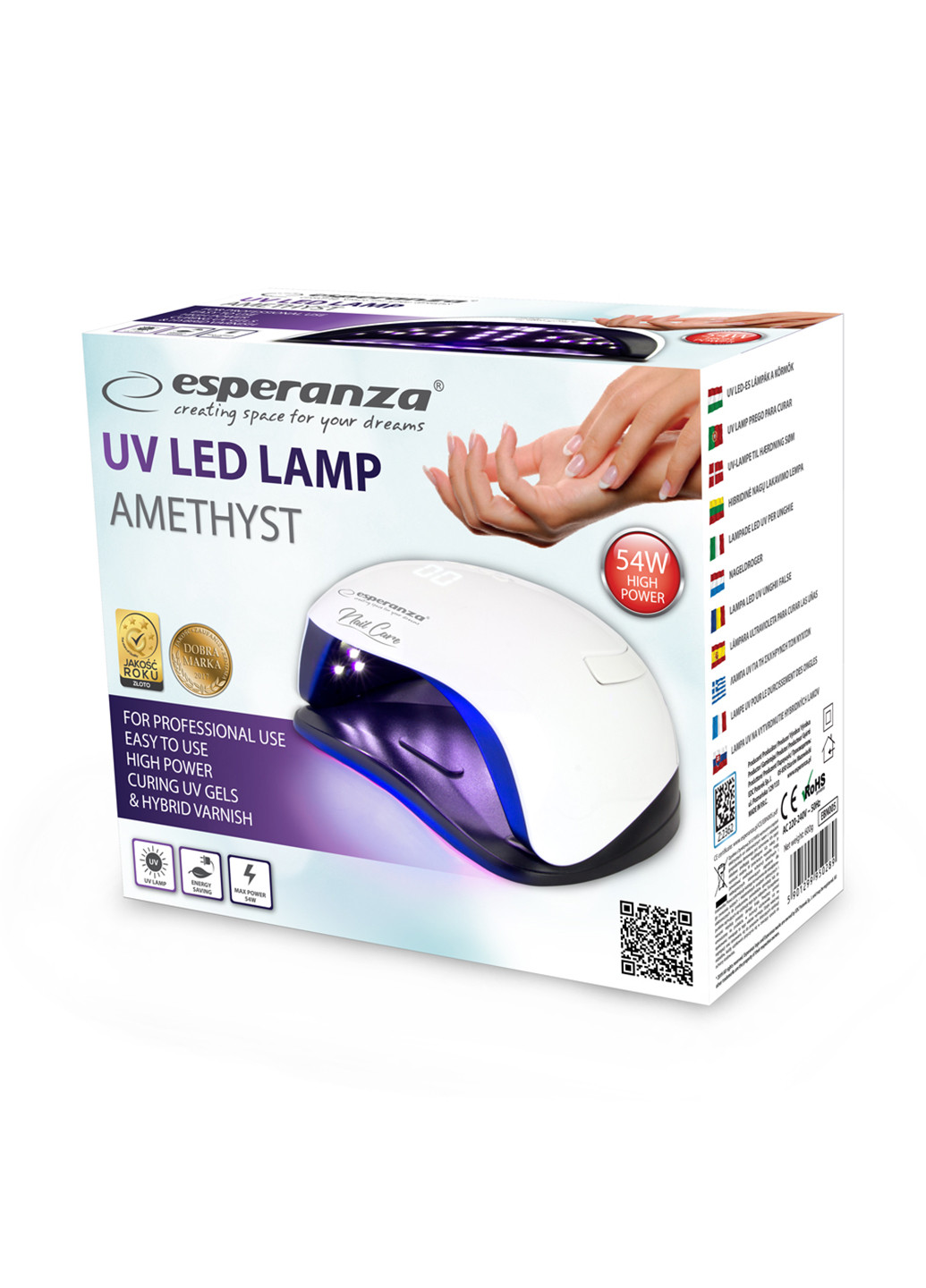 LED лампа Esperanza uv led lamp ebn005 (146605146)