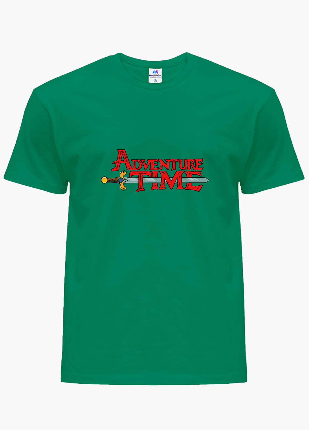 Зелена демісезонна футболка дитяча час пригод час пригод (adventure time) (9224-1582) MobiPrint