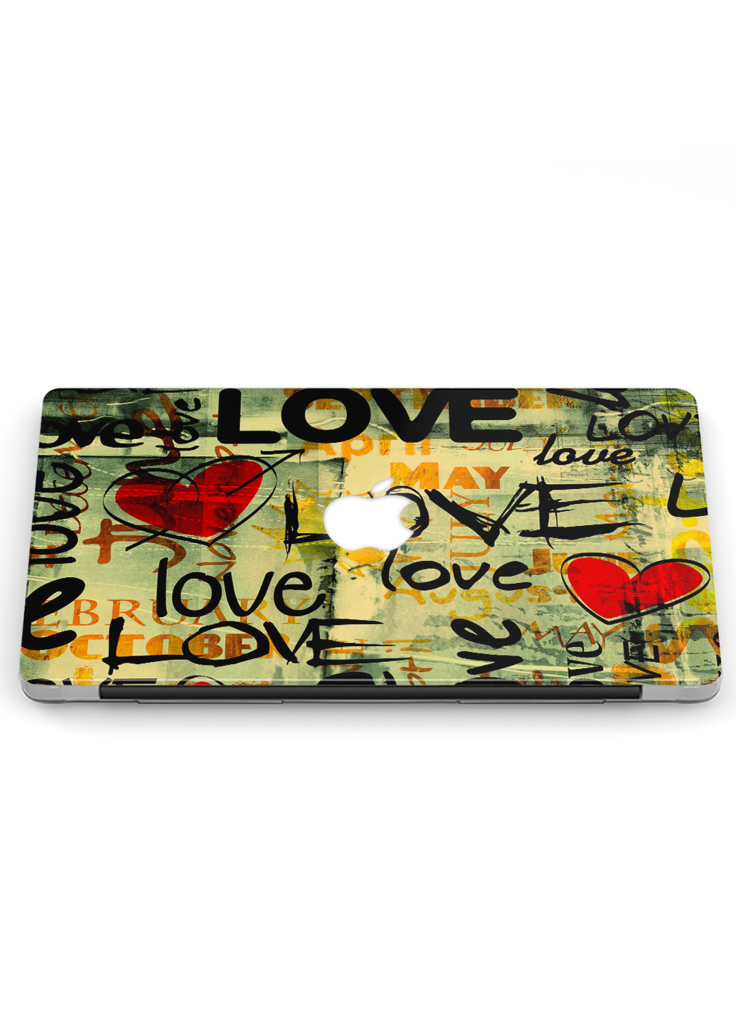 Чехол пластиковый для Apple MacBook Air 13 A1466 / A1369 Любовь (Love) (6351-2102) MobiPrint (218528718)