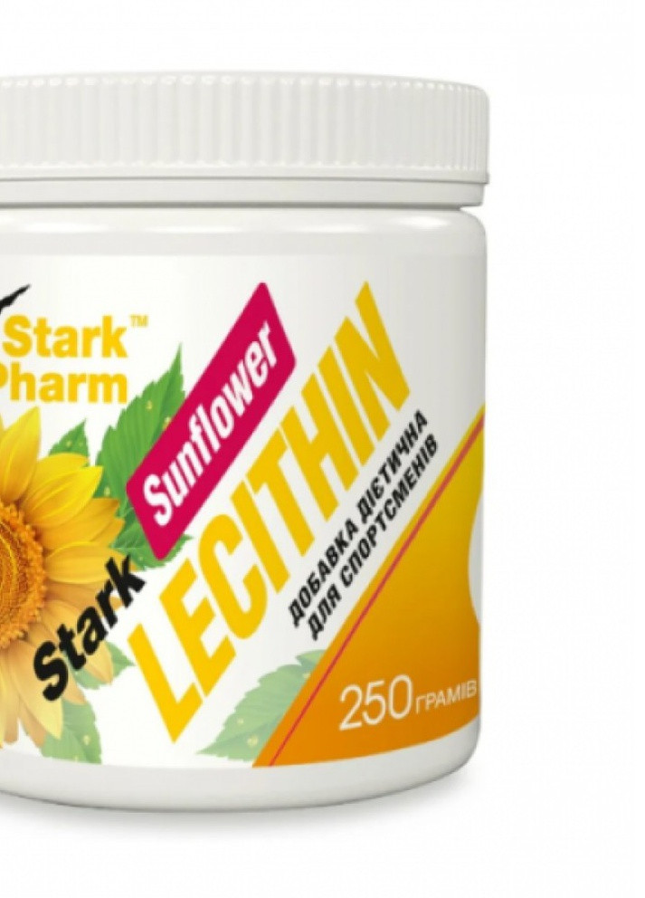 Лецитин для нормалізації рівня холестерину Stark Sunflower Lecithin 250g Stark Pharm (232599906)