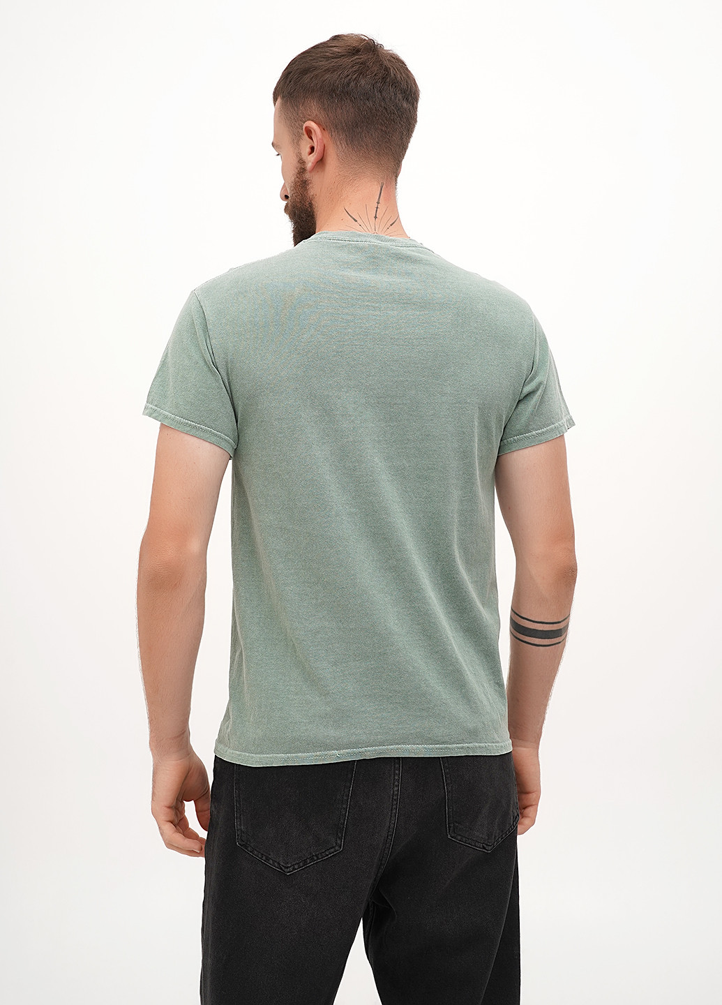 Светло-зеленая футболка Gildan