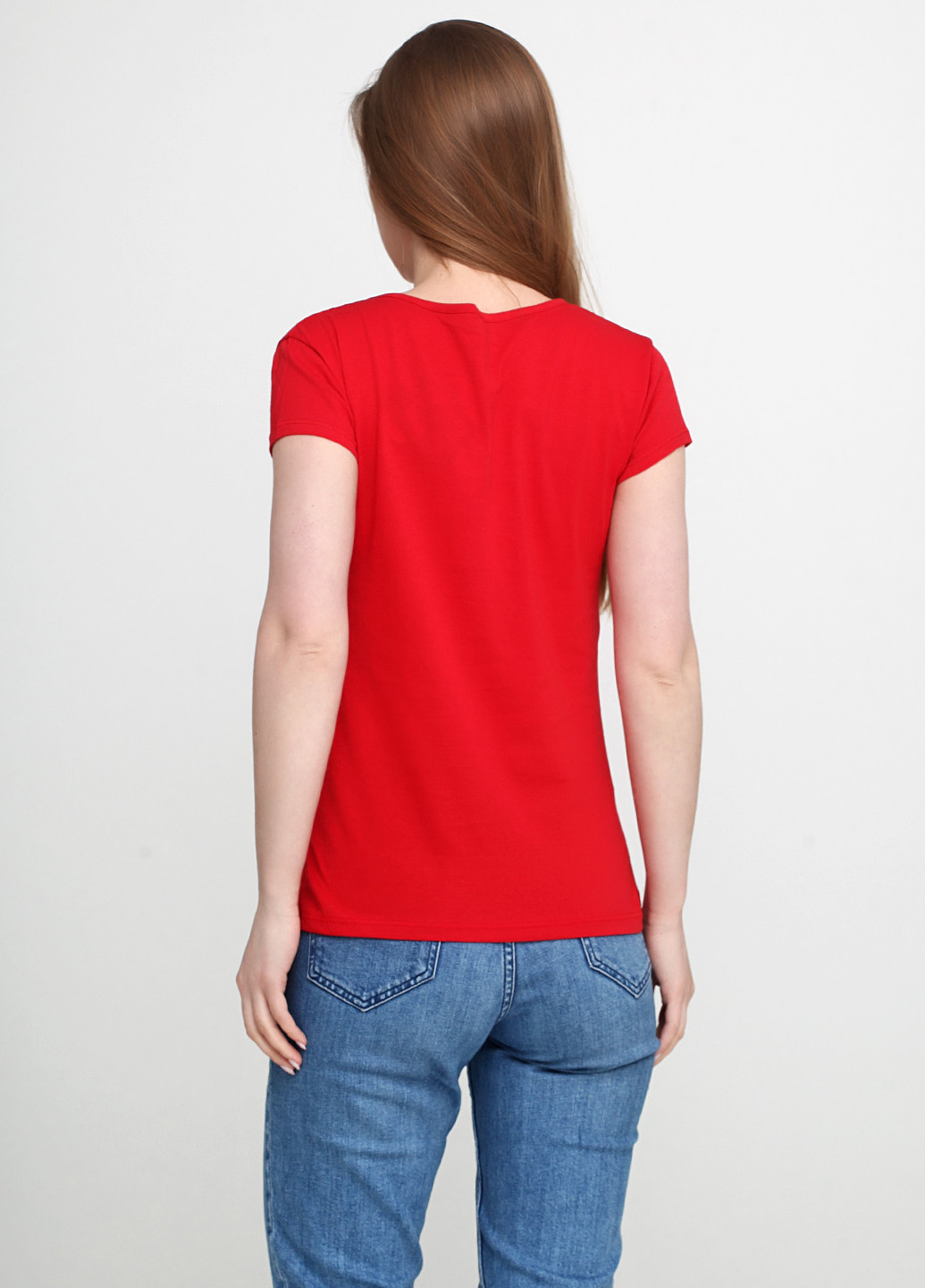 Червона літня футболка OTTODIX