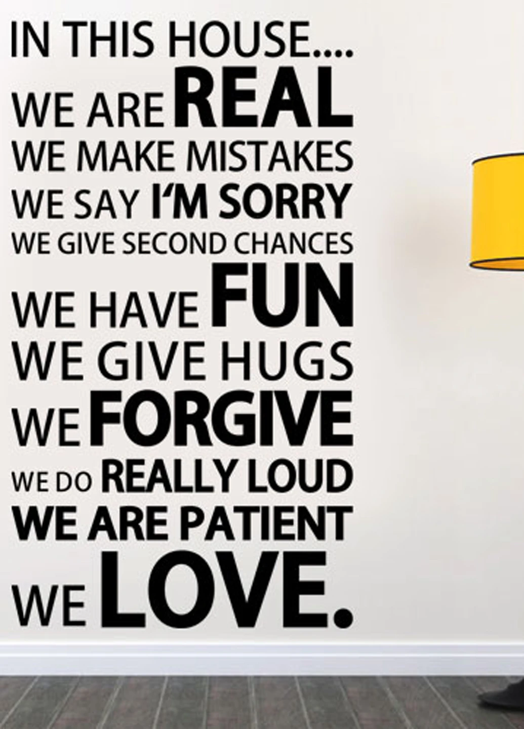 Наклейка "We love" Uzuri (17795920)