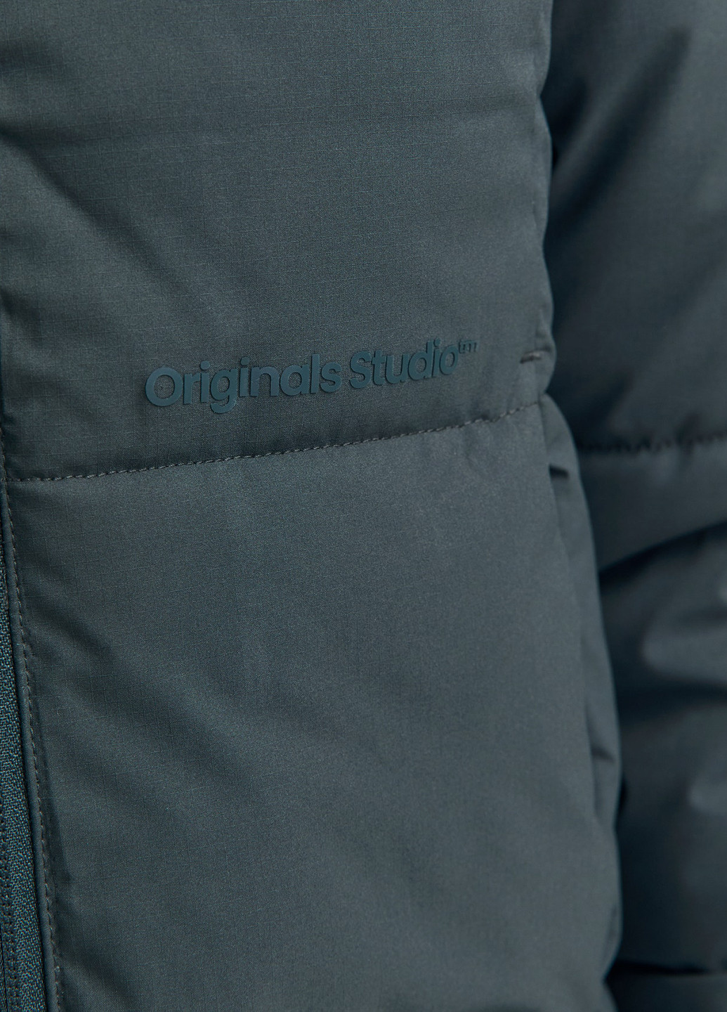 Сіро-синя зимня куртка Jack & Jones