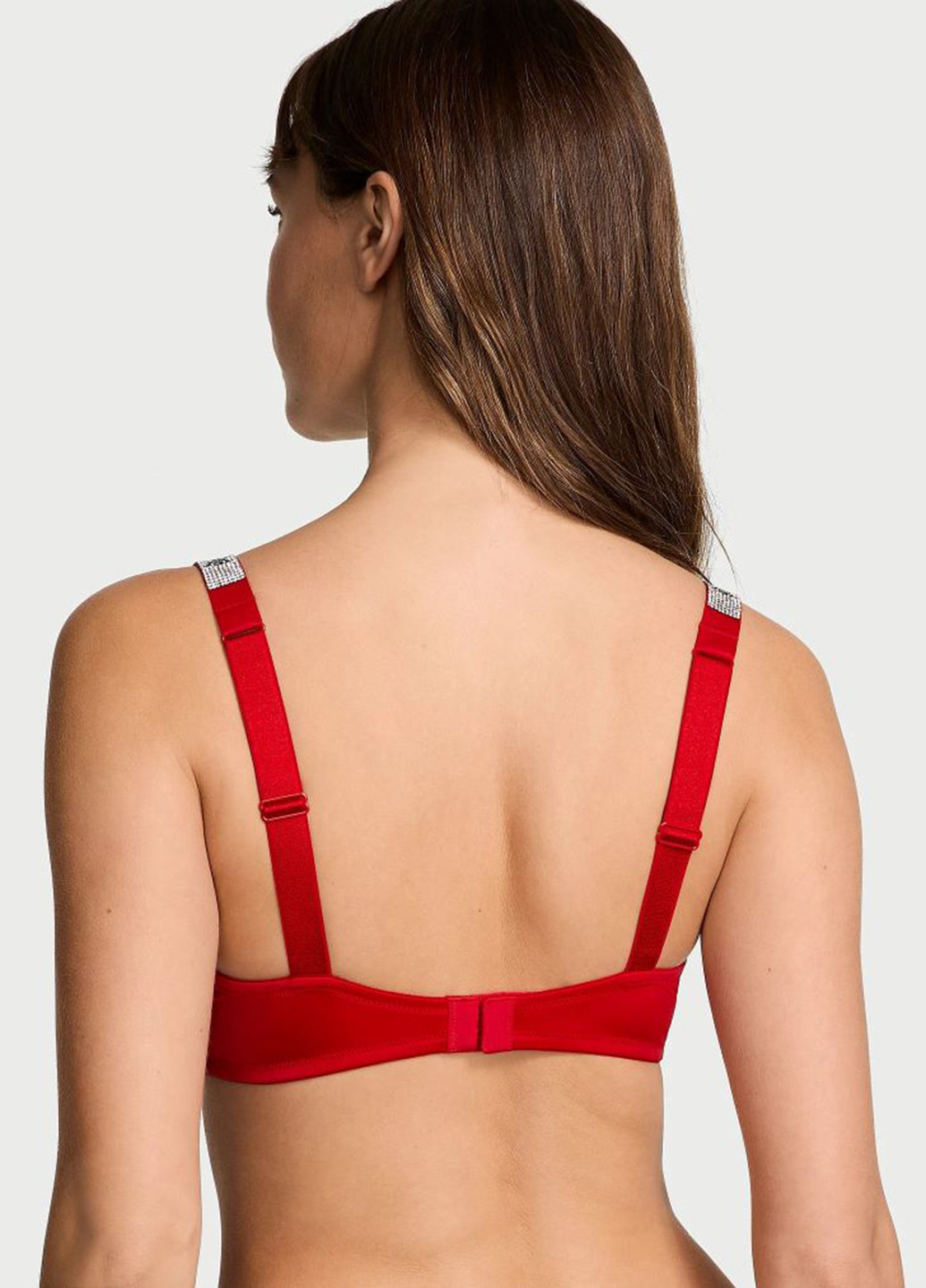 Червоний демісезонний комплект (бюстгальтер, трусики) Victoria's Secret