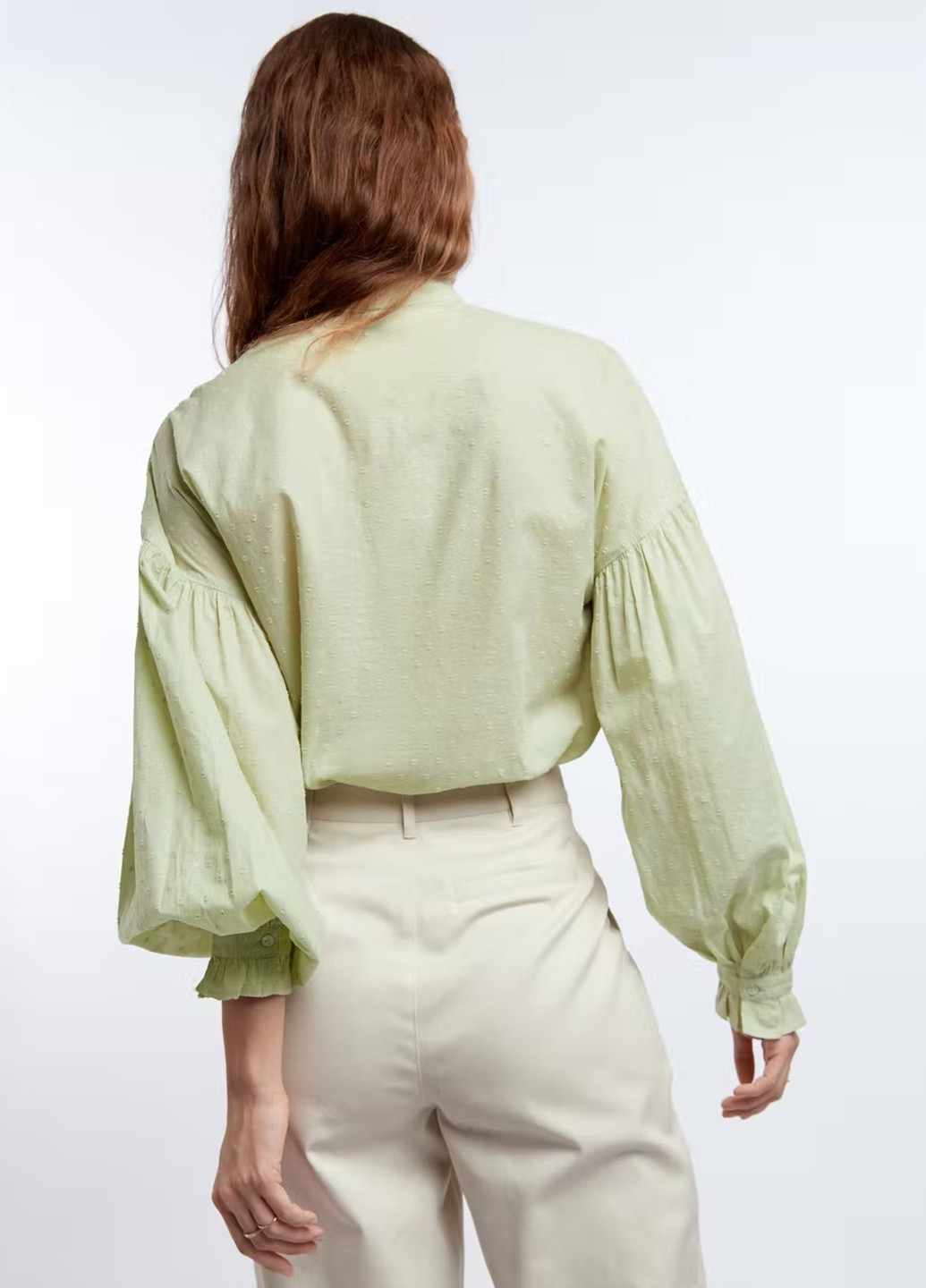 Оливковая блуза Gina Tricot