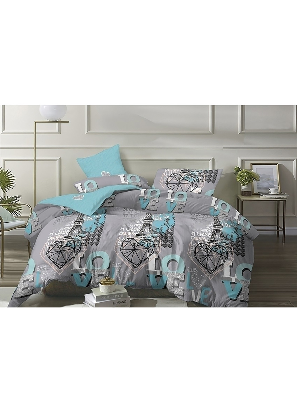 Комплект постільної білизни з компаньйоном Полуторний Tag (252313167)