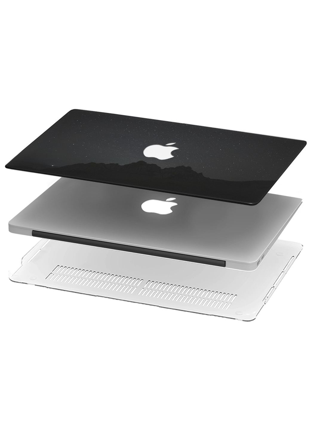 Чохол пластиковий для Apple MacBook Air 13 A1466 / A1369 Зоряна ніч (Starlight Night) (6351-2368) MobiPrint (218858409)