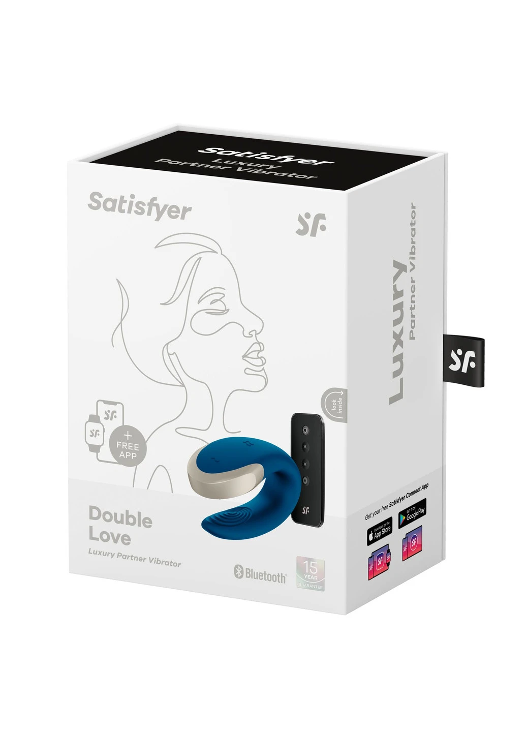 Смарт-вибратор для пар Double Love (Blue) Satisfyer (252297450)
