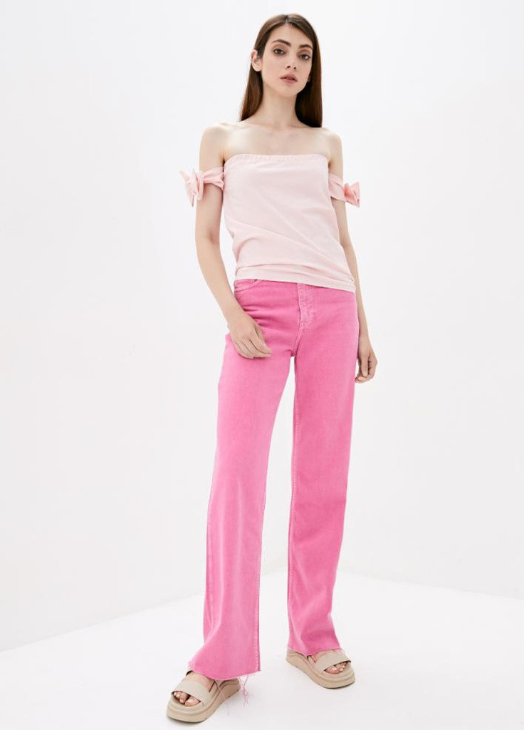 Розовая летняя женская блузка santana Podium