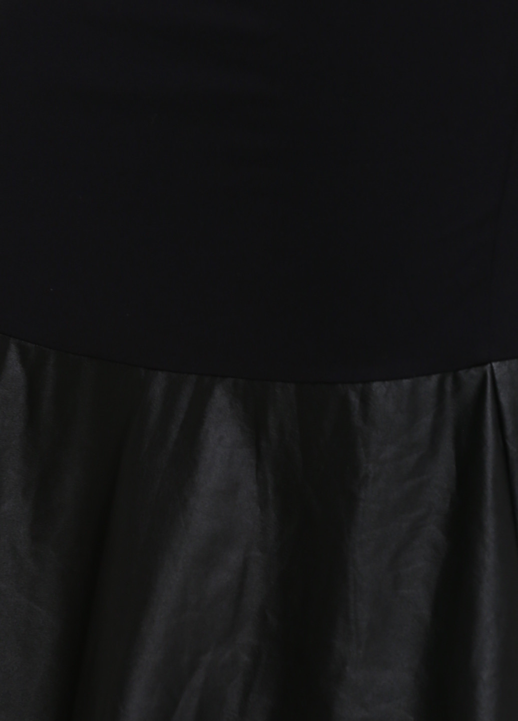 Черное кэжуал платье бандо Cobey однотонное
