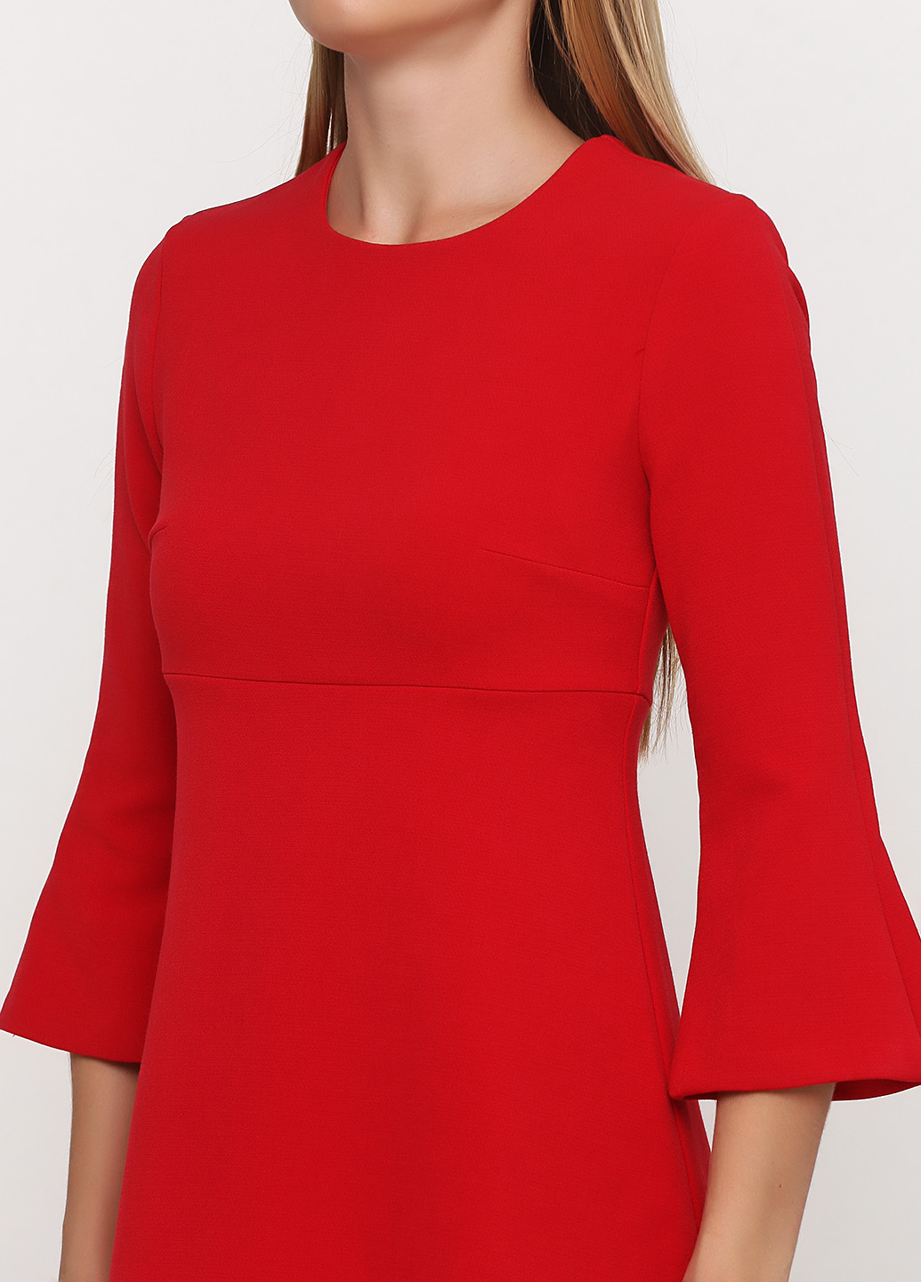 Красное кэжуал платье Sandro Ferrone однотонное