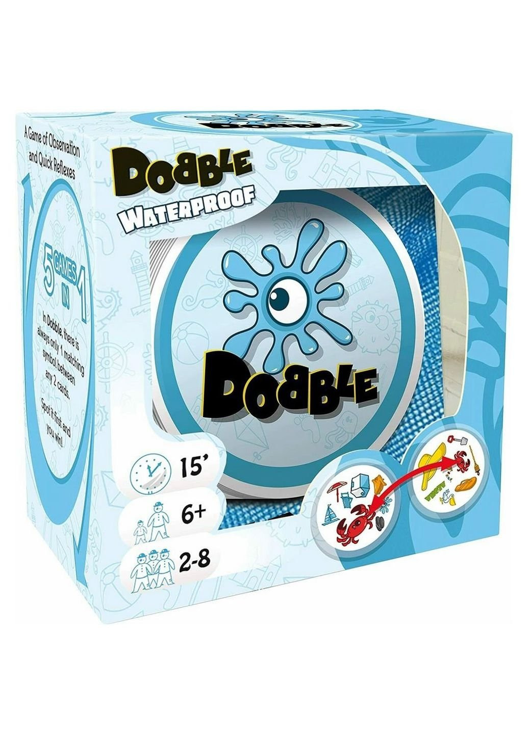 Настольная игра Ігромаг Dobble Waterproof UA (61298) No Brand (254075609)