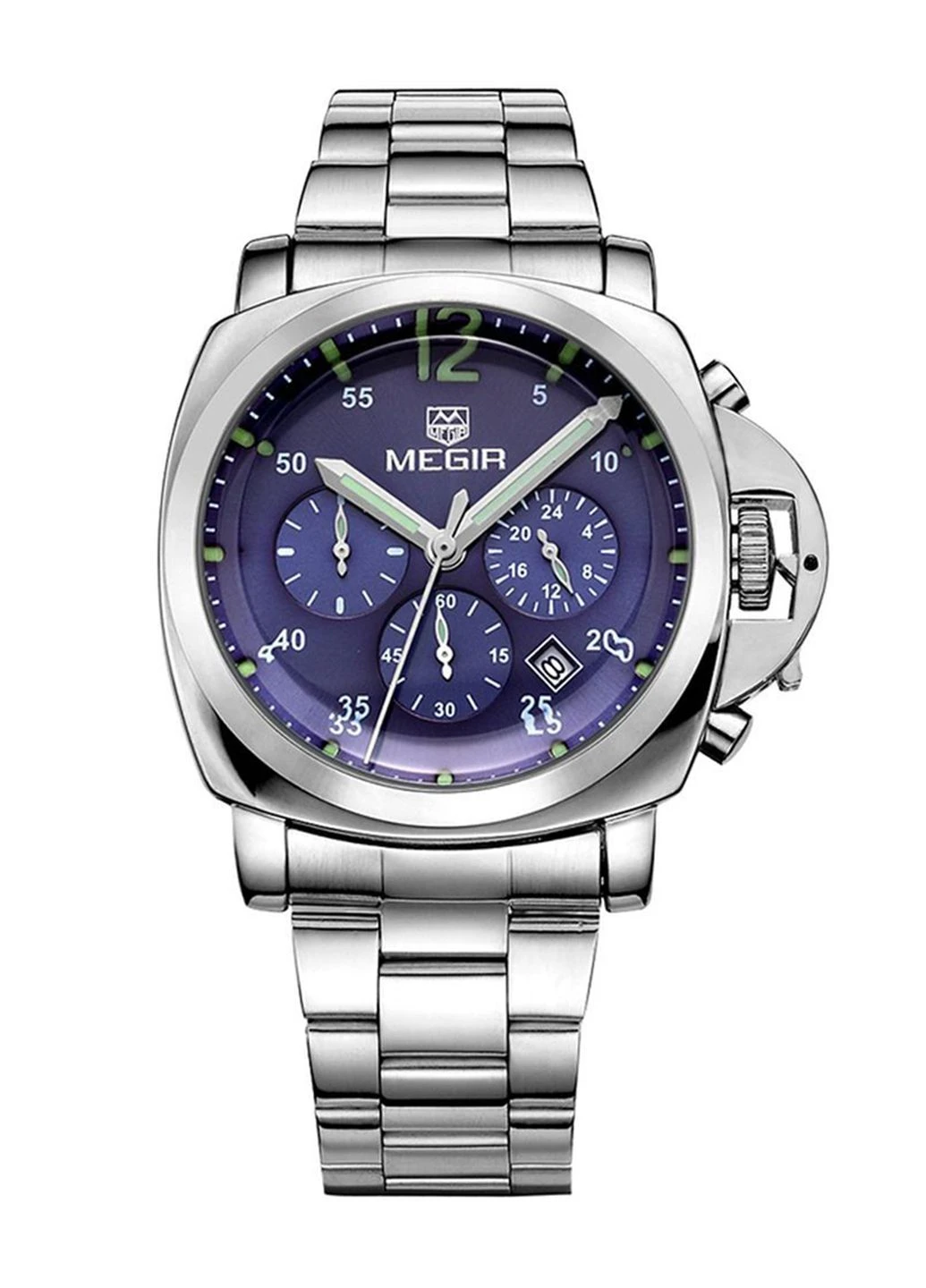 Годинники Silver Blue Silver MG3006 SS Megir (233603347)