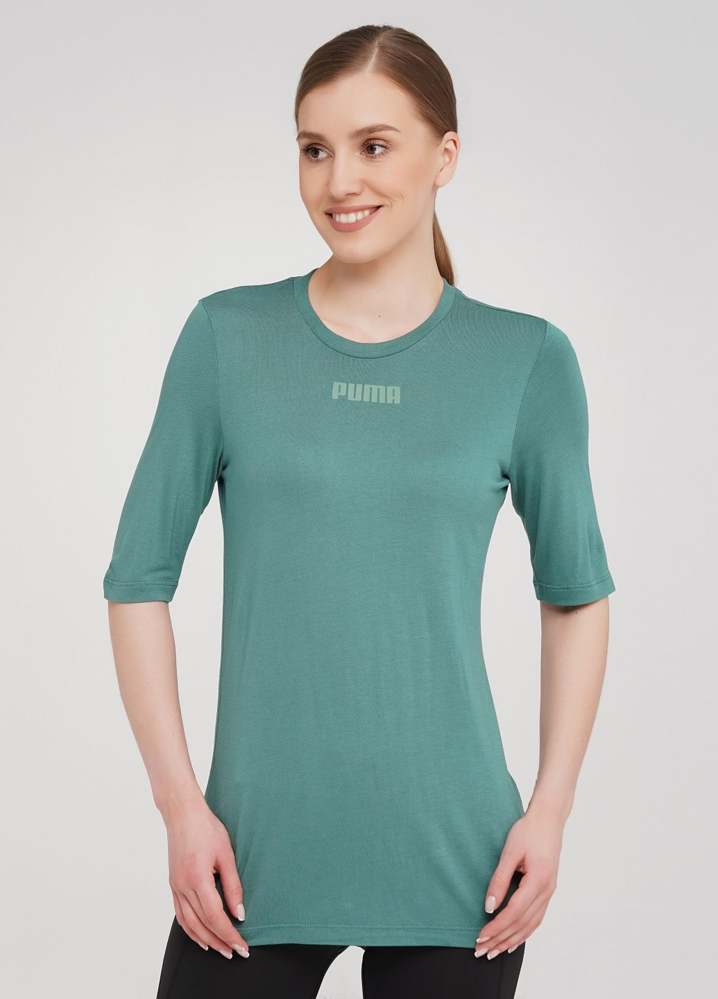 Зелена всесезон футболка Puma Modern Basics Tee