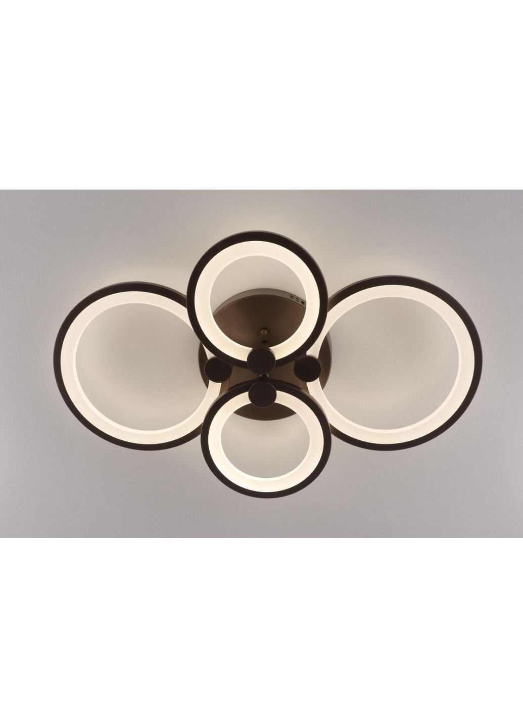 Люстра стельова LED з пультом A2280/2+2-cf Коричневий 10х62х39 см. Sunnysky (253630553)