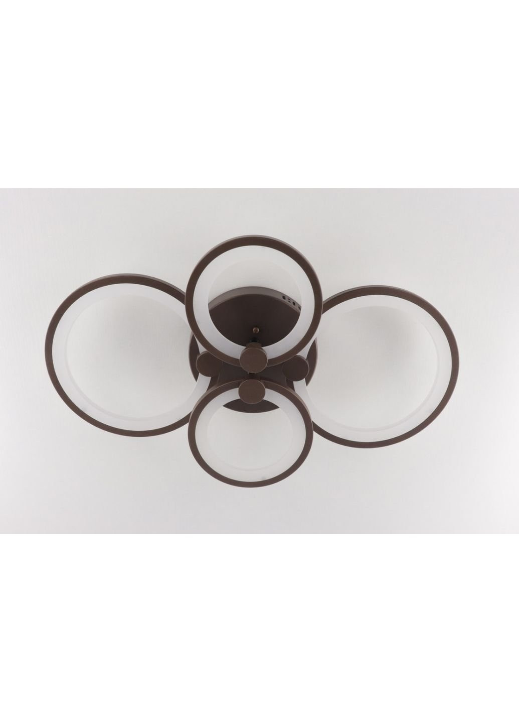 Люстра стельова LED з пультом A2280/2+2-cf Коричневий 10х62х39 см. Sunnysky (253630553)