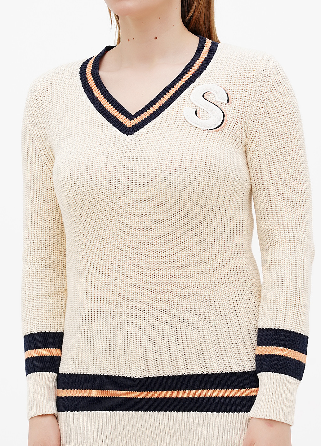 Светло-бежевый демисезонный пуловер пуловер S.Oliver