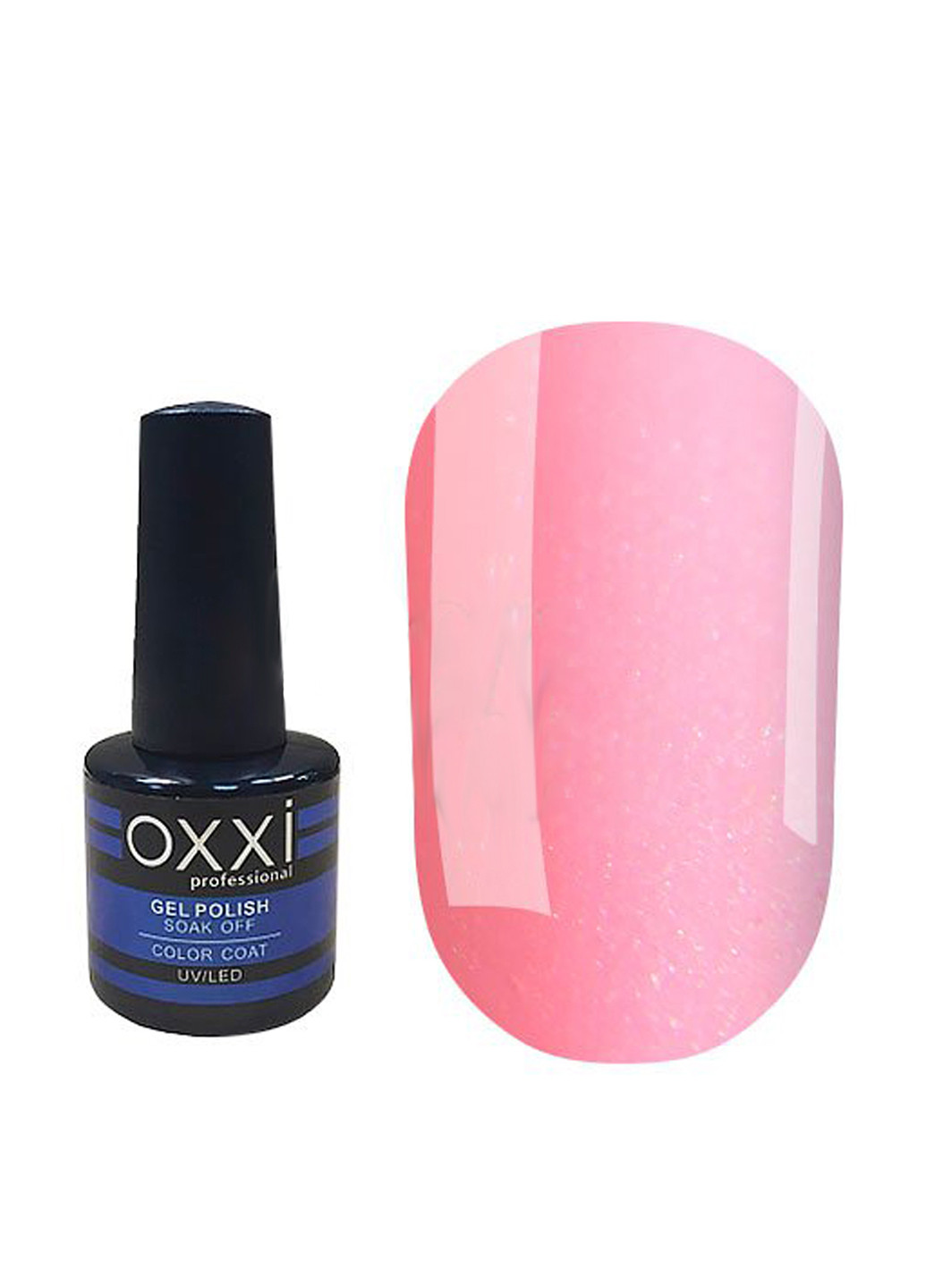 Гель-лак для ногтей №130 (нежный розовый с микроблеском), 8 мл OXXI (82320531)