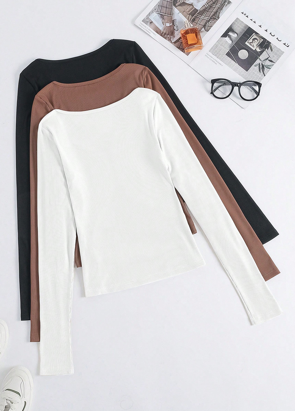 Лонгслив (3 шт.) SHEIN (365220639)