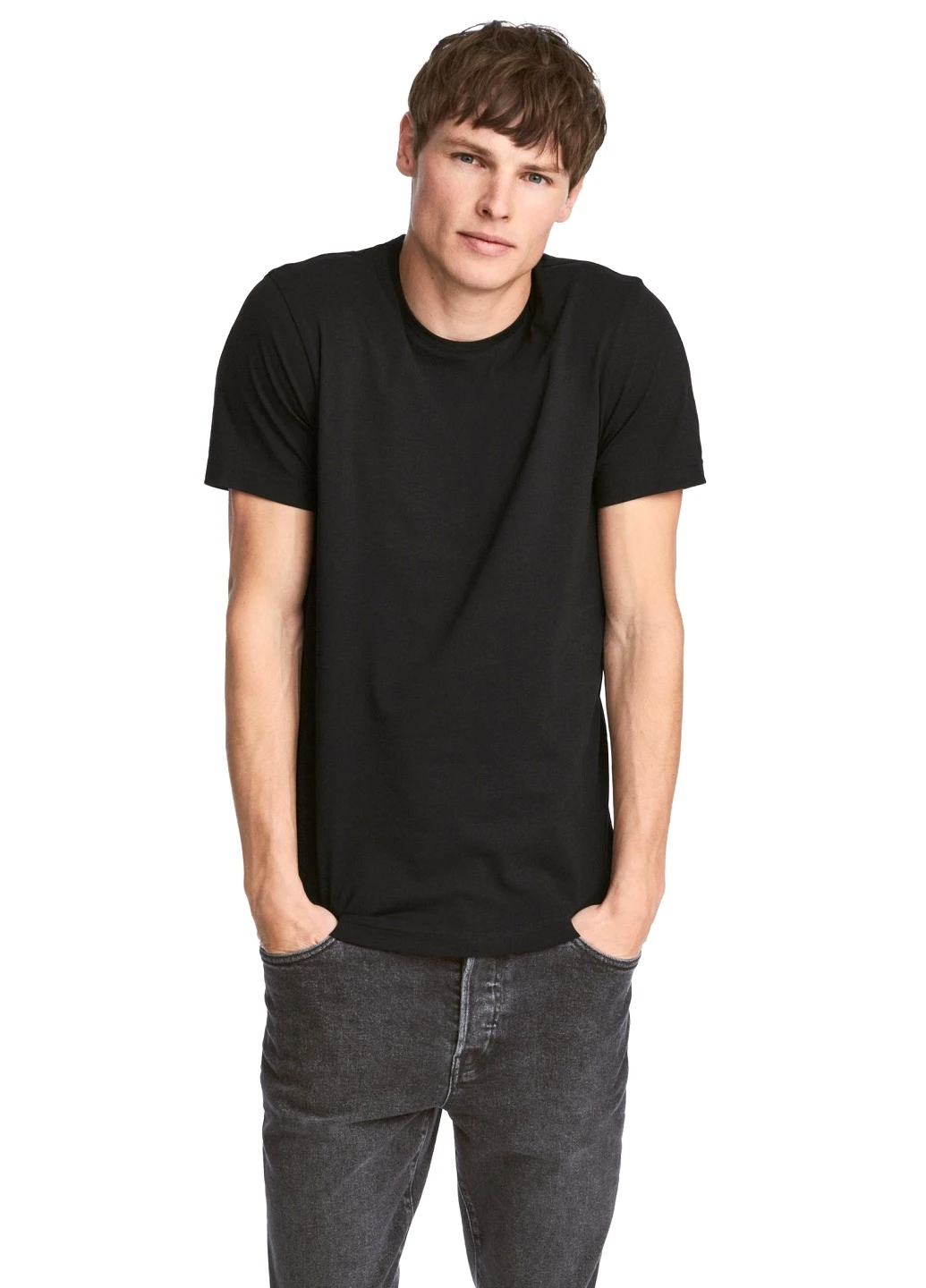 Чорна футболка H&M