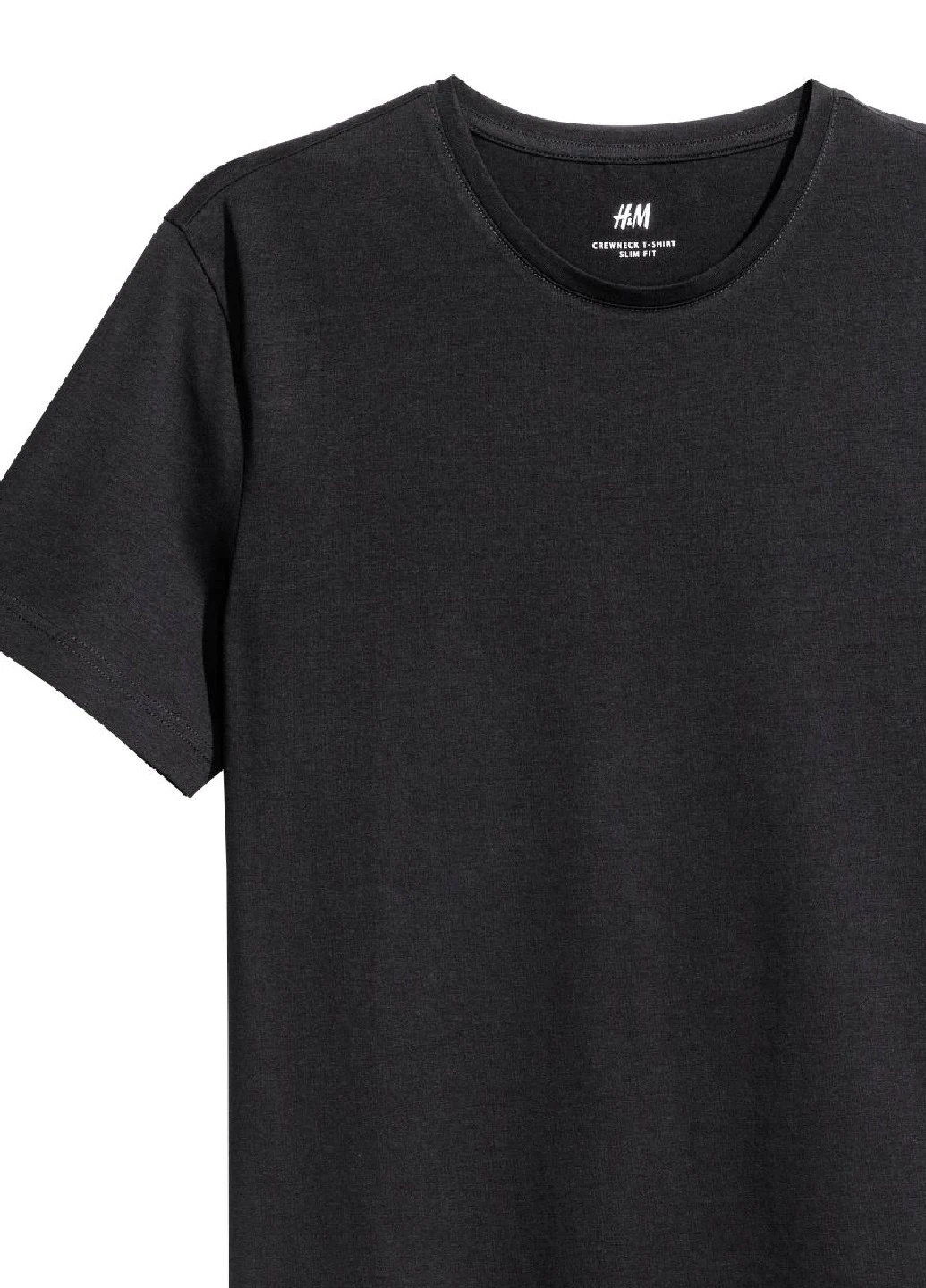 Чорна футболка H&M