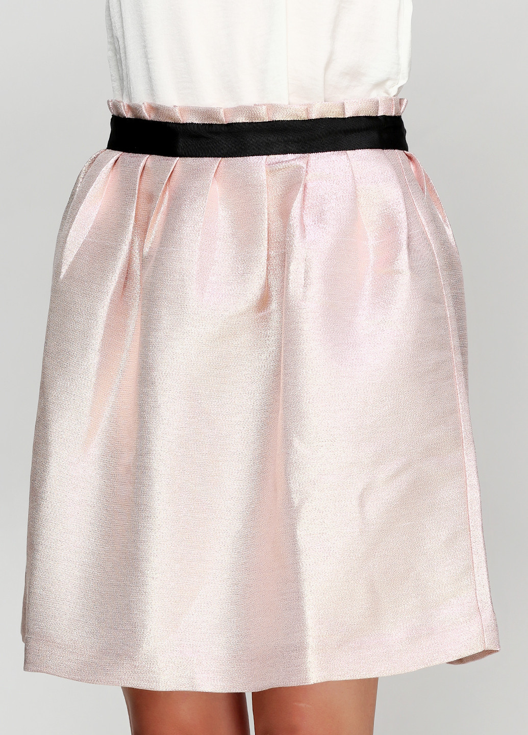 Розовая кэжуал однотонная юбка Bruuns Bazaar мини