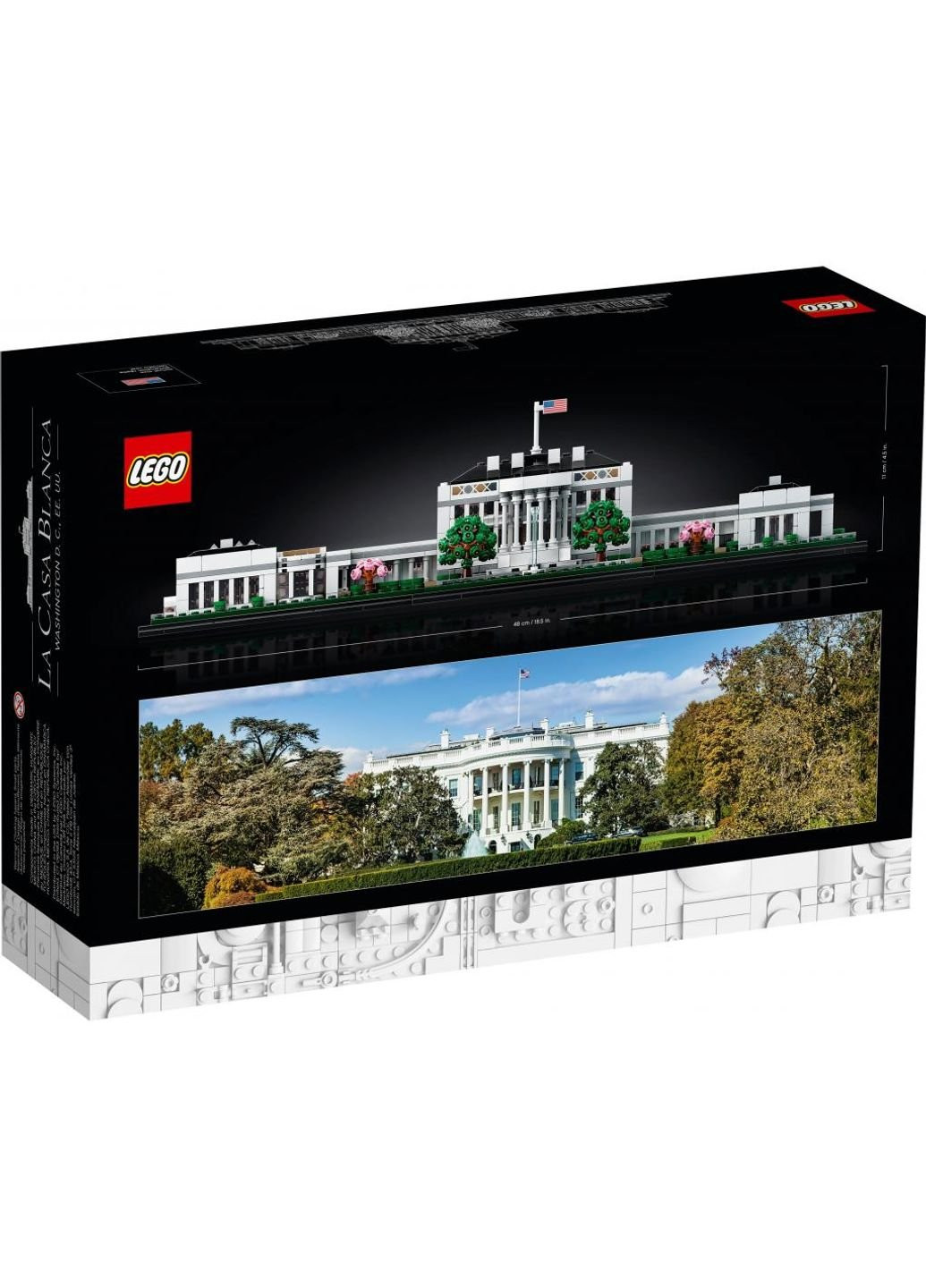 Конструктор Architecture Білий дім 1 483 деталі (21054) Lego Architecture Белый дом 1483 детали (249599609)