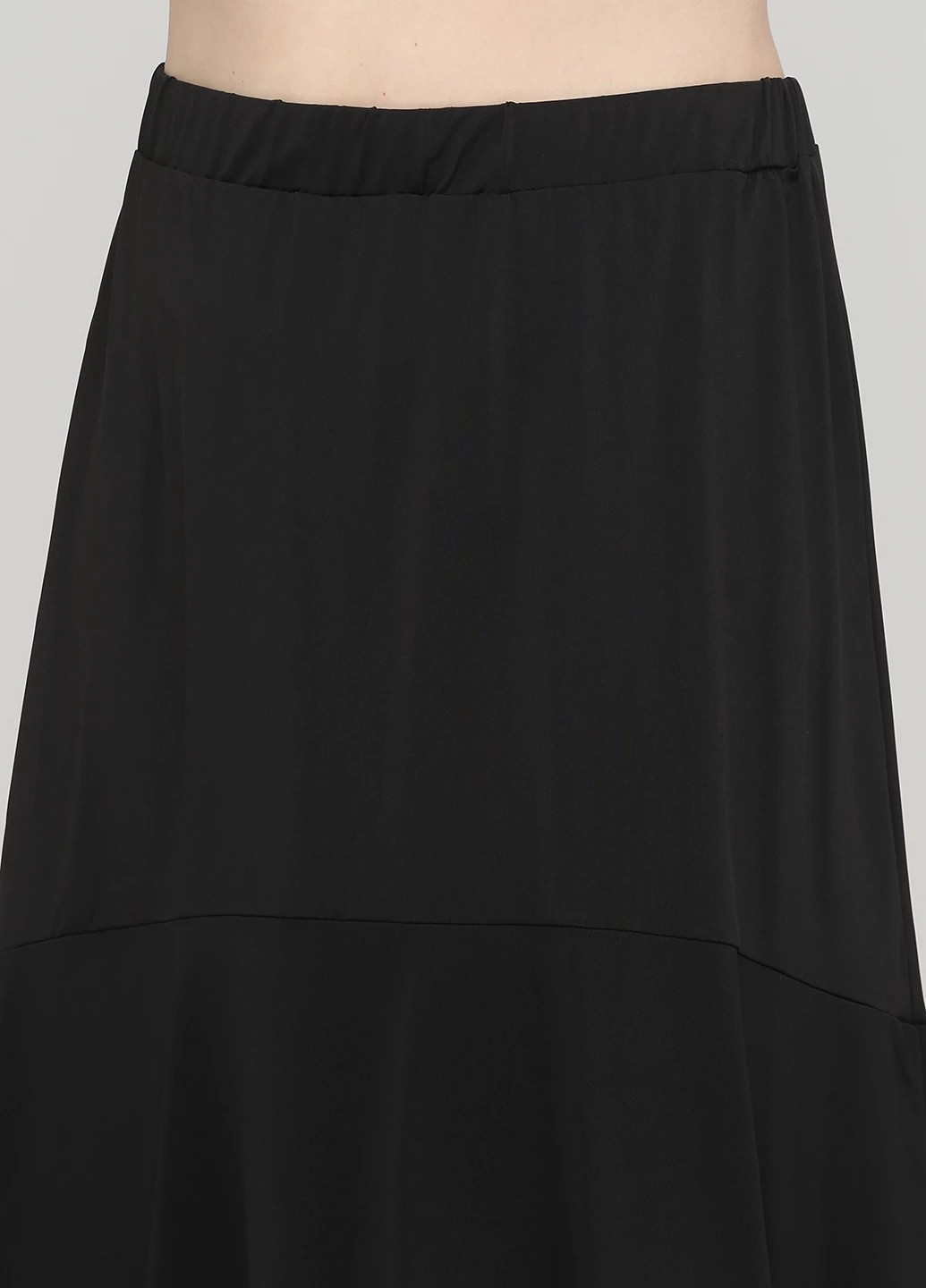 Черная кэжуал однотонная юбка Signature Collection клешированная