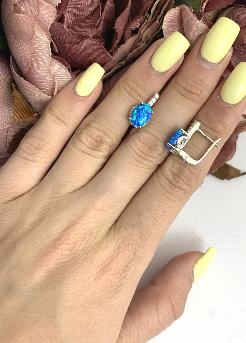 Серьги Silver Flame (233883685)