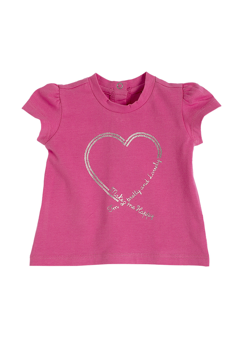 Малиновая летняя футболка Chicco