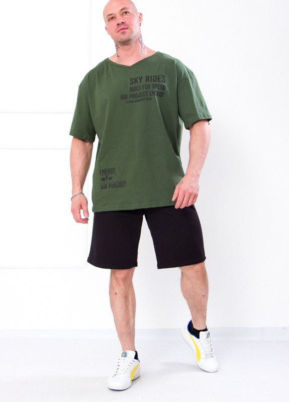 Оливковий (хакі) літній комплект чоловічий 58 білий+хакі носи своє (-057-33-v2) Носи своє 8194