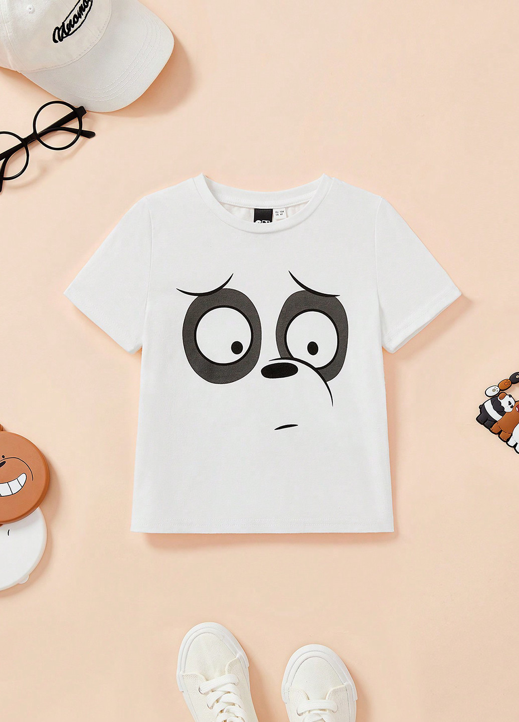 Белая летняя футболка SHEIN