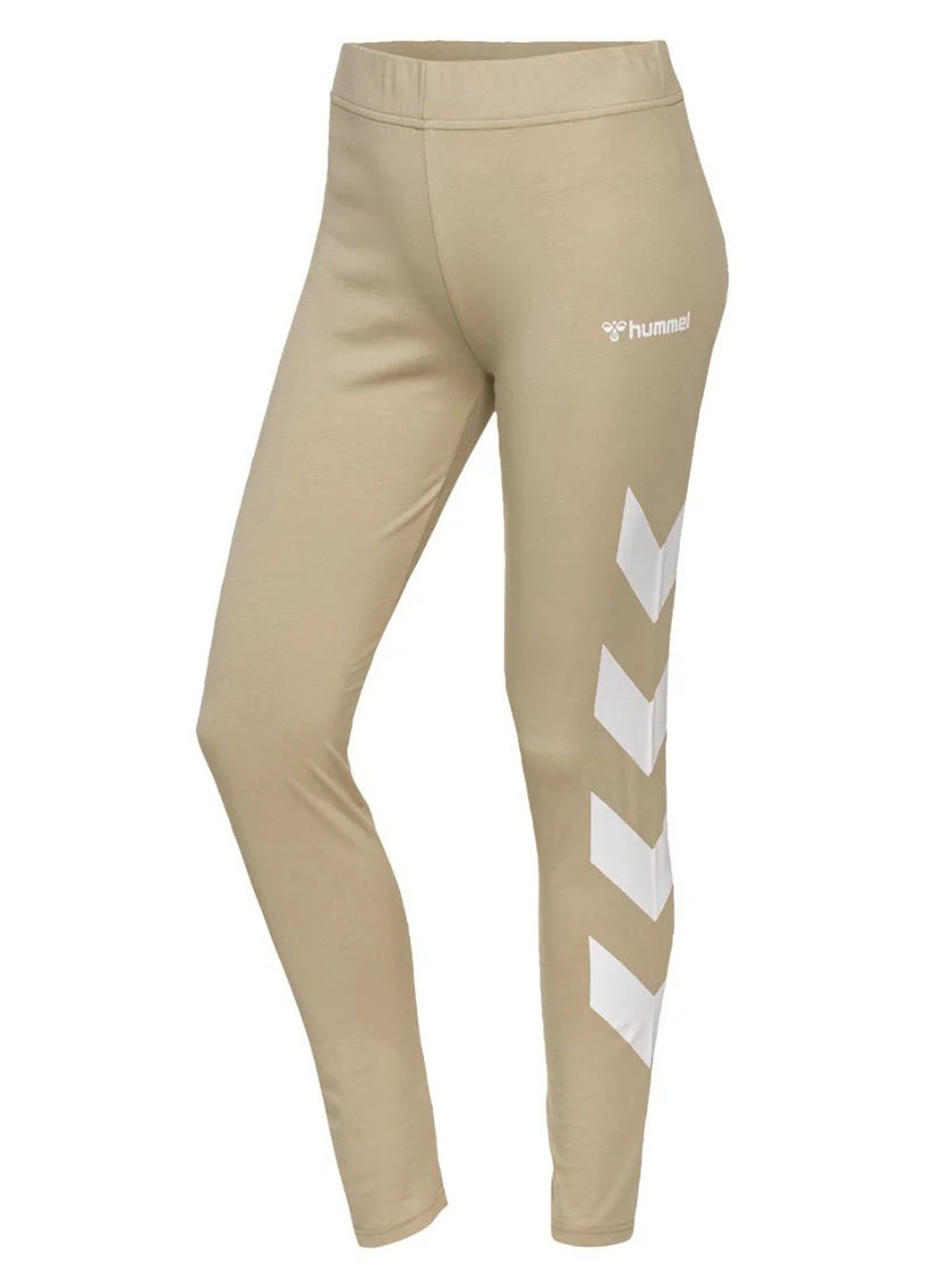 Бежевые демисезонные леггинсы Hummel