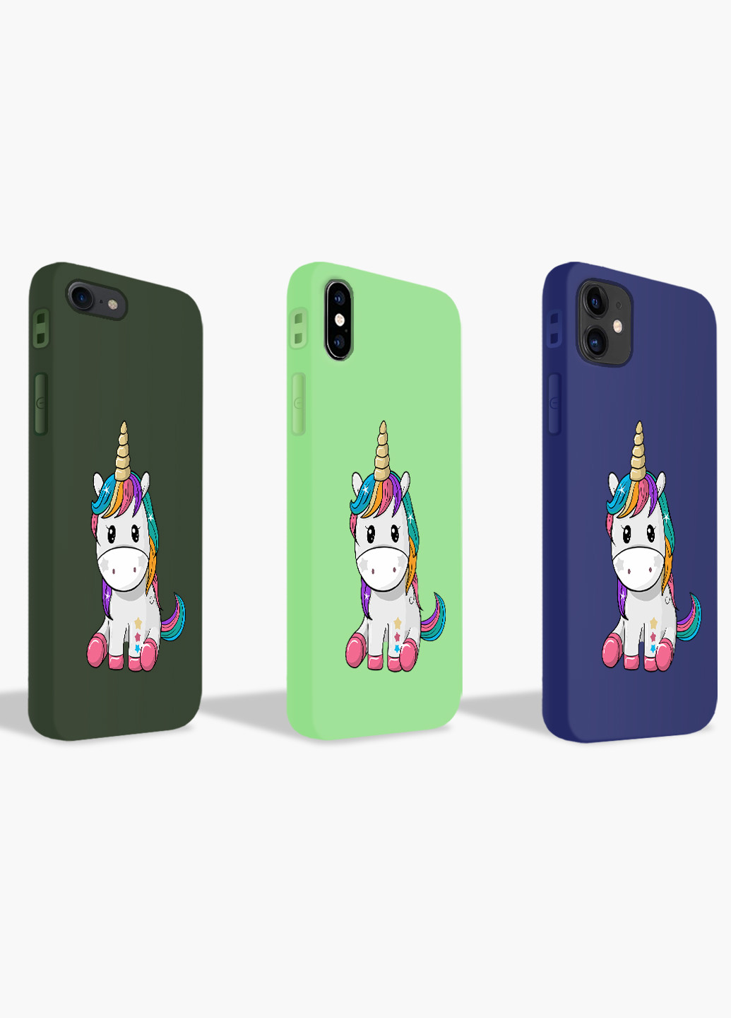 Чохол силіконовий Apple Iphone 6 Єдиноріг (Unicorn) Білий (6937-1390) MobiPrint (219510765)