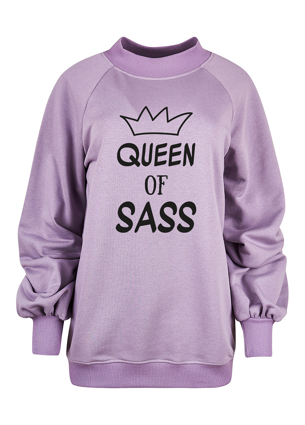 Сиреневый свитшот Garnamama надпись без декора (315448250)