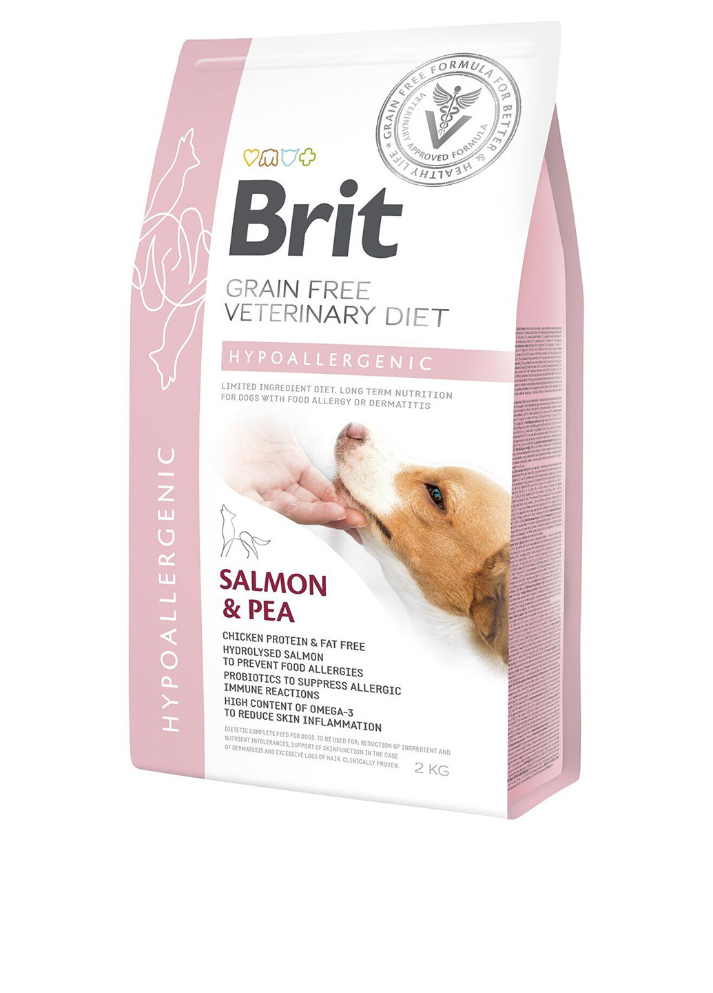 Сухой корм для собак, при пищевой аллергии (лосось), 2 кг Brit (219470026)