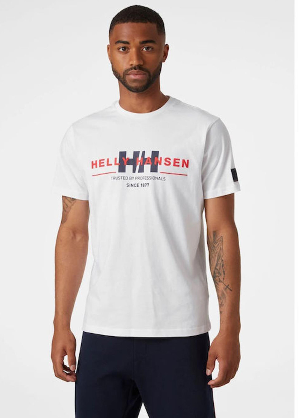 Біла футболка 53763-001 Helly Hansen Rwb Graphic Branco