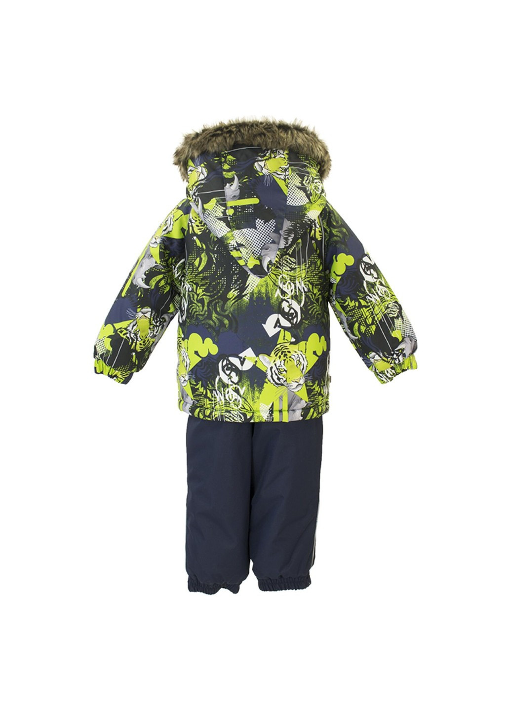Лайм зимній комплект зимовий (куртка + напівкомбінезон) avery Huppa
