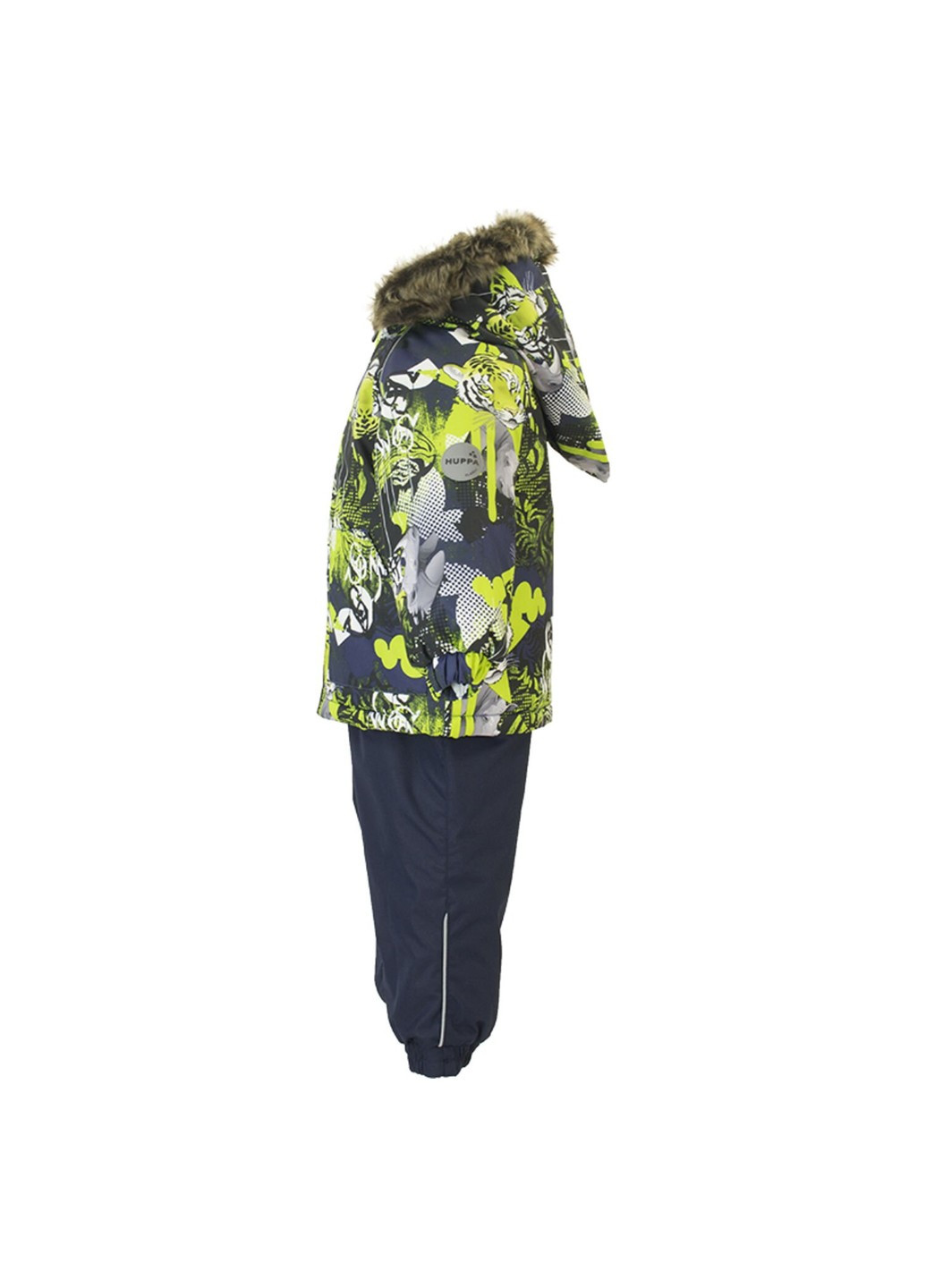Лайм зимній комплект зимовий (куртка + напівкомбінезон) avery Huppa