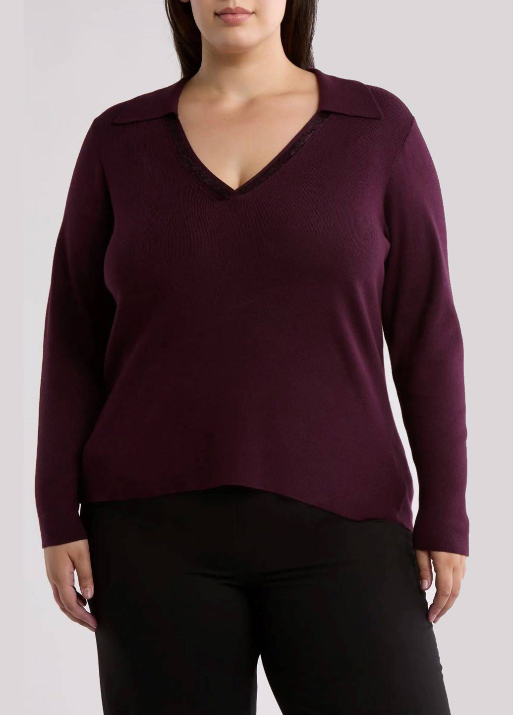 Темно-фиолетовый демисезонный пуловер пуловер Calvin Klein