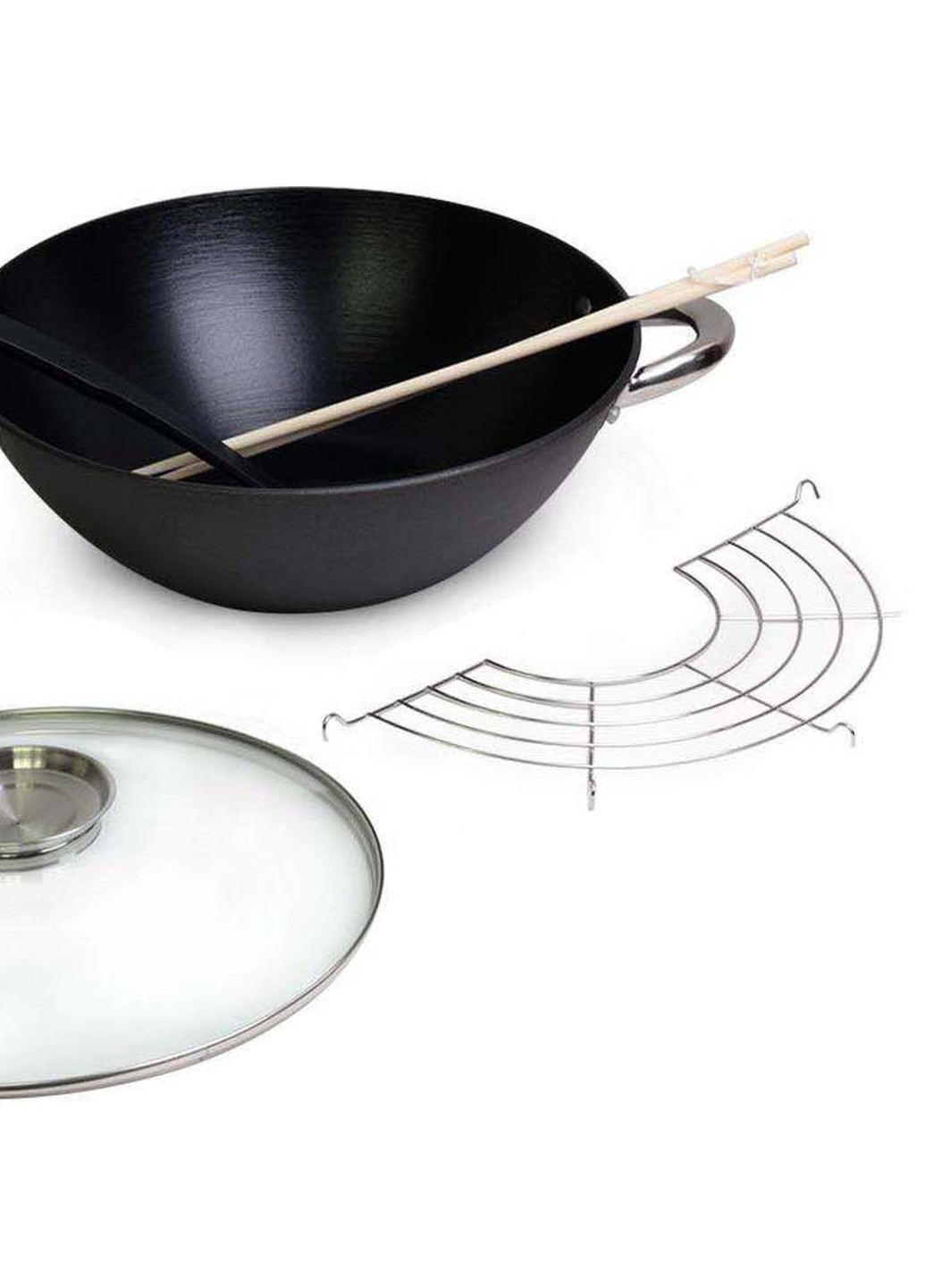 Сковорода WOK 32 см KM-4807 Kamille (233116566)