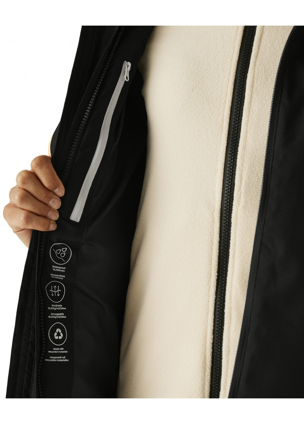 Чорна демісезонна куртка Regatta Women's Coriver