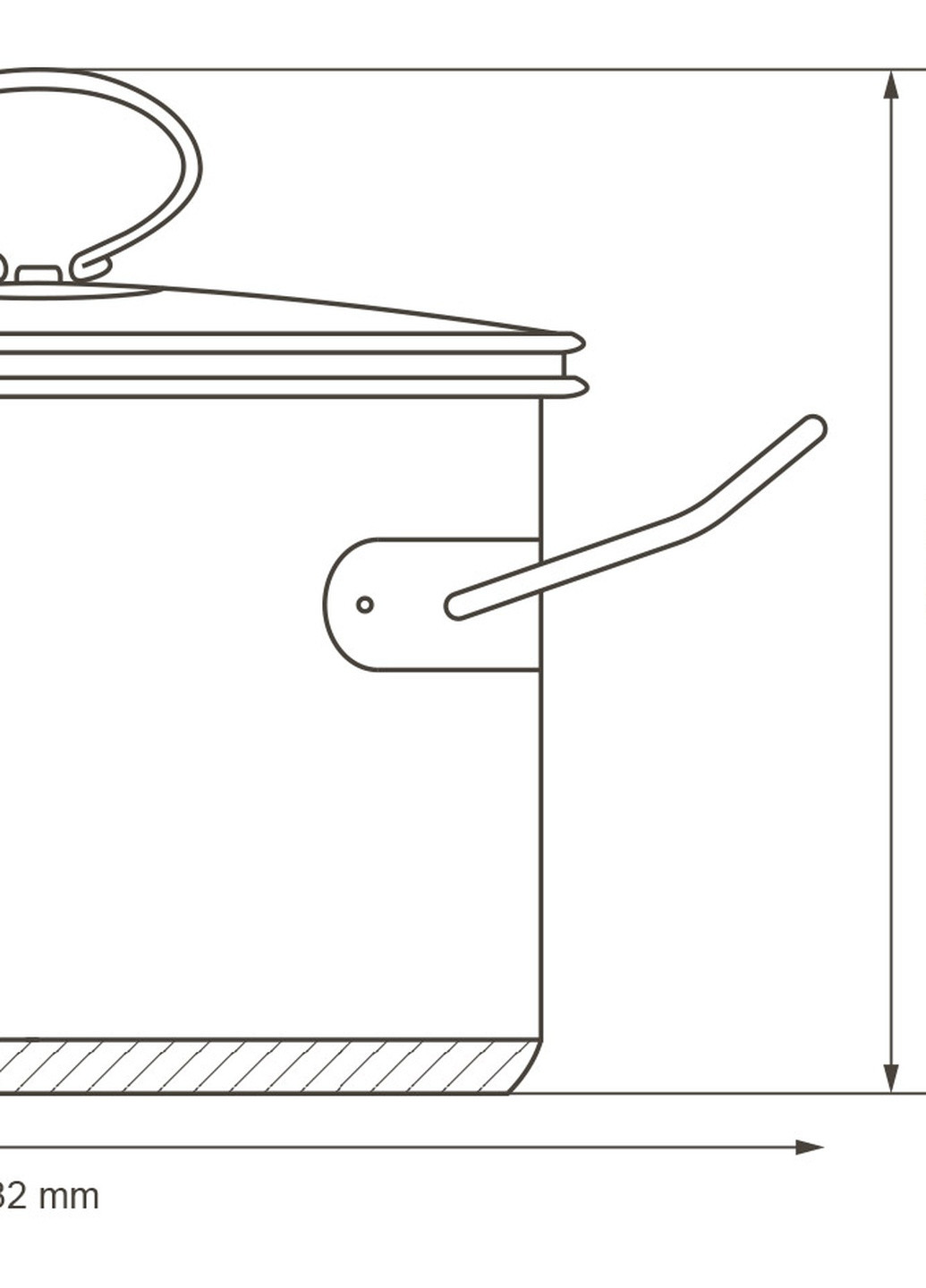 Кастрюля с крышкой Universum Ø 18 см 2.6 л [50062] Vinzer (254035533)